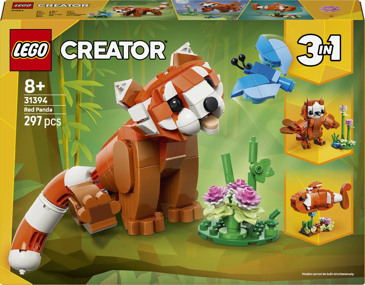 LEGO Creator 31394 - Rode Panda