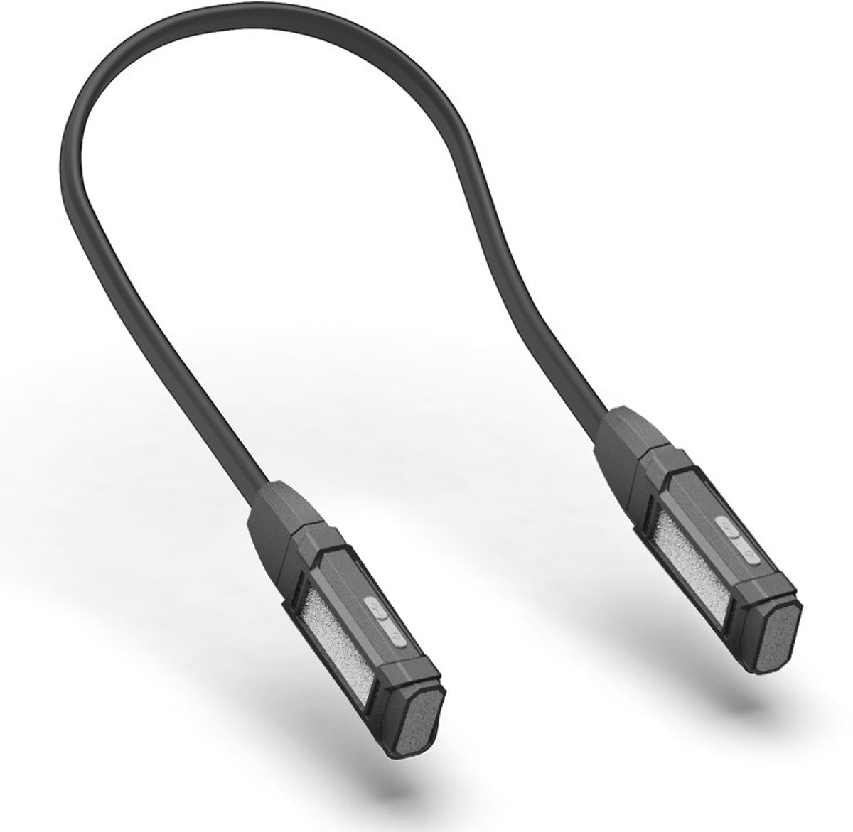 Werklamp USB-C Oplaadbaar - Kluslamp - LED Nekleeslamp - Handsfree Boeklampje met Afneembare Magnetische Lampkoppen (400 LM) - Flexibel voor Lezen, Haken & Reparatie - Zwart