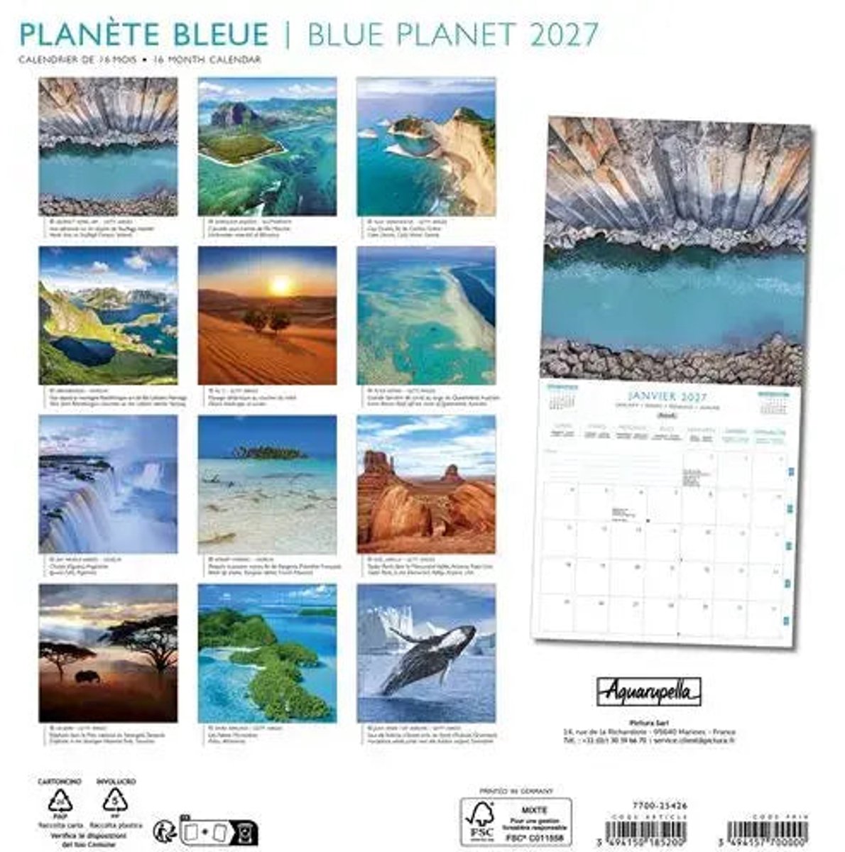 Blue Planet Kalender 2027
