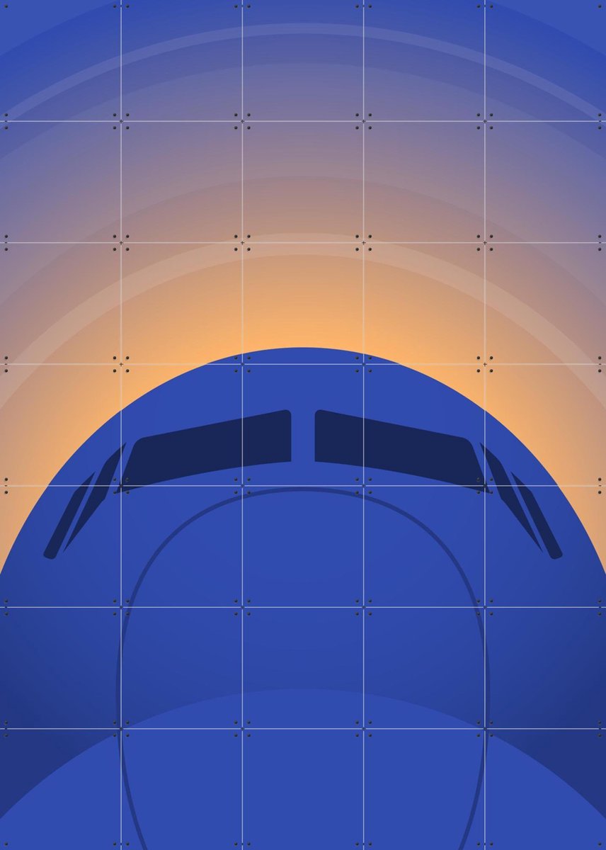 IXXI Nose, Tim Lautensack - 100 x 140 cm - Gratis ophangtool - Grote wanddecoratie en posters - Illustraties, Abstract, Minimalisme, Modern, Digitale