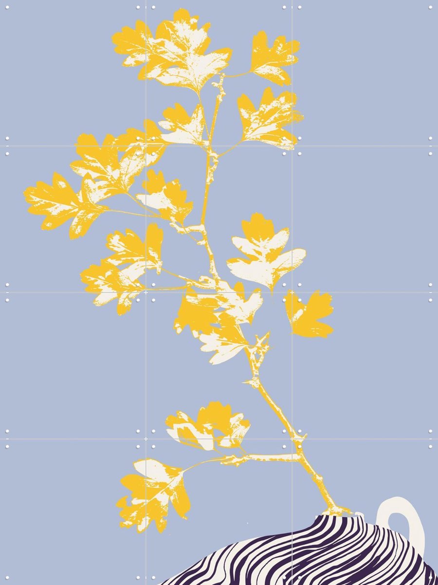 IXXI Hawthorn Still Life, Annick & Various - 60 x 80 cm - Gratis ophangtool - Grote wanddecoratie en posters - Illustraties, Trap, Gang, Woonkamer