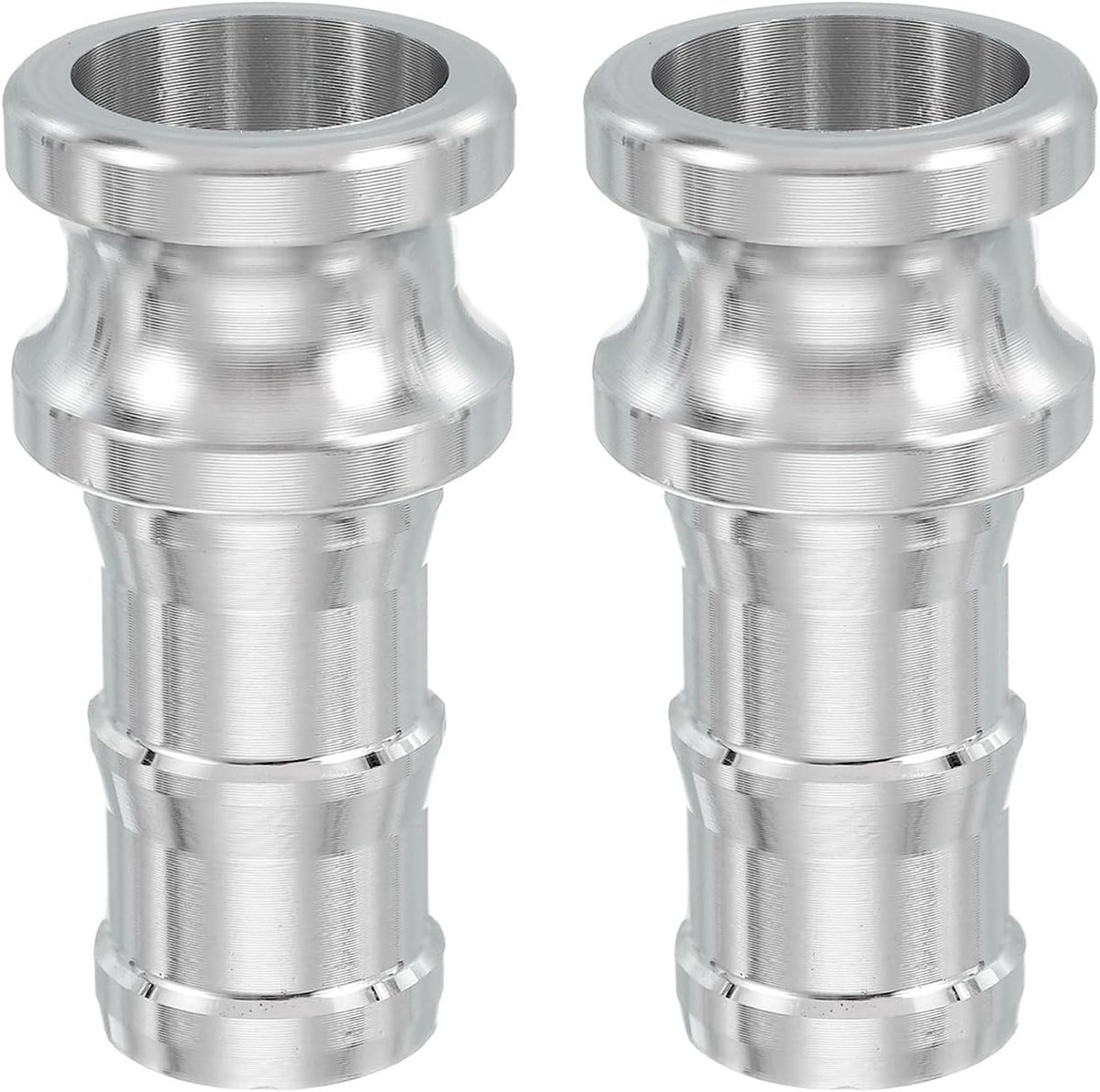 2 stuks 1,5 inch aluminium nokvergrendelingsfittingen - mannelijke adapter x vrouwelijke NPT-draad, snelkoppelingskoppeling nokvergrendeling slangmontage, corrosiebestendig (deel E