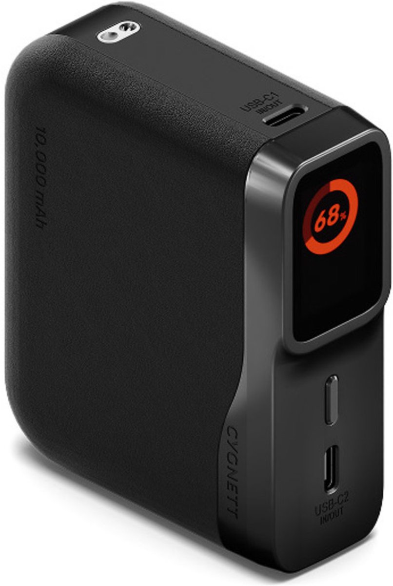 Cygnett Dual USB / USB-C Powerbank 10.000 mAh 45W - Graphite