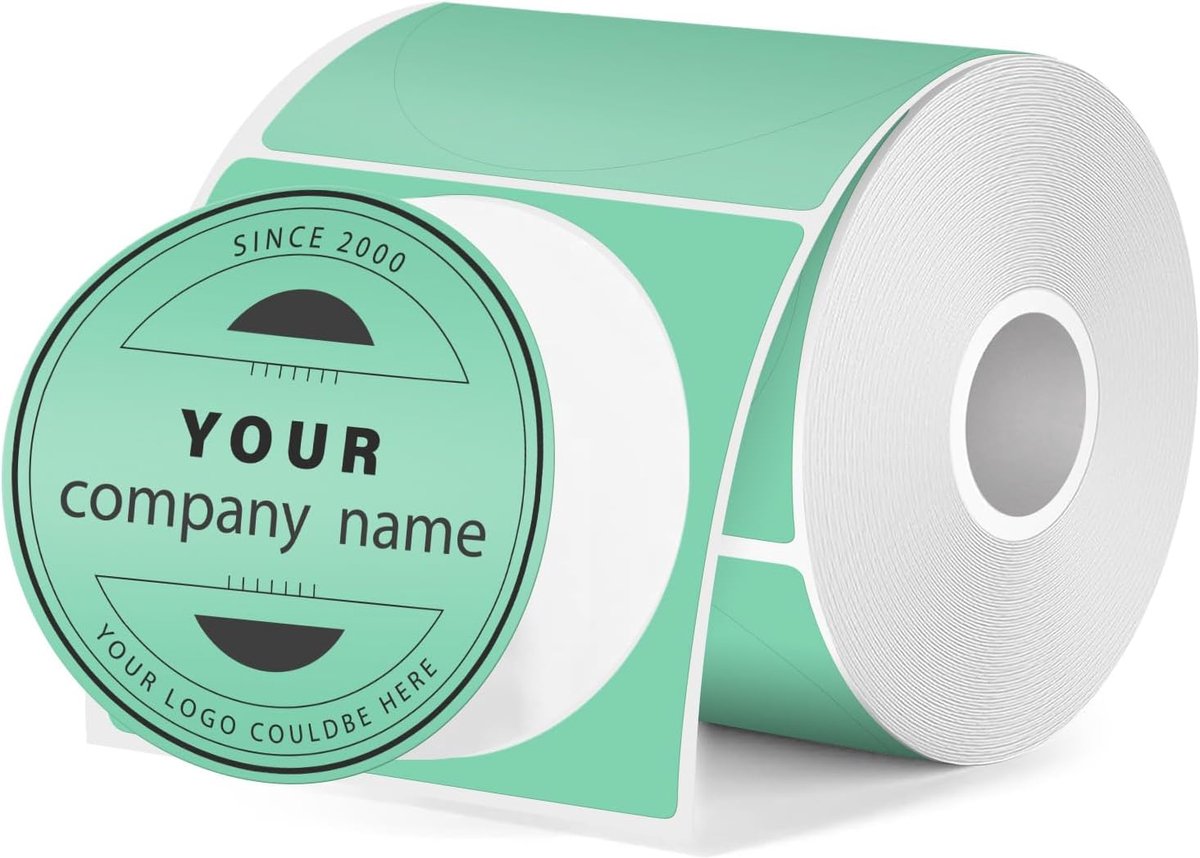 Ronde Thermische Labels 50mm - Vinyl Waterdicht - Verwijderbaar - Geschikt voor M110 en M220 - SnelShoppen
