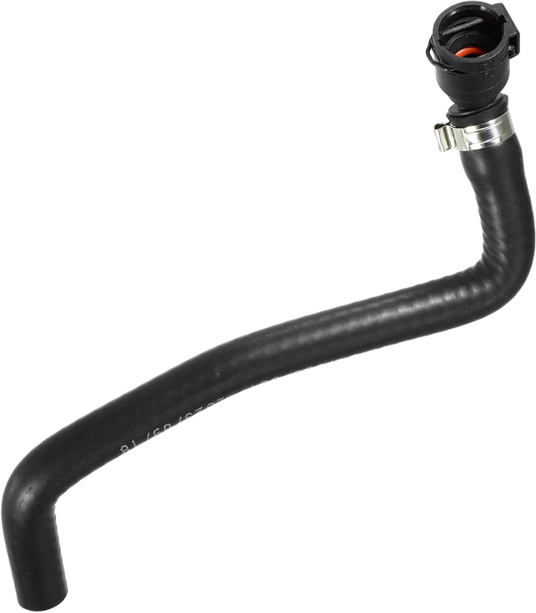 ABSOPRO Radiator Koelslang No.17127596831 voor BMW 320i Base 2.0L L4 - Benzine 13-16 Rubber Zwart