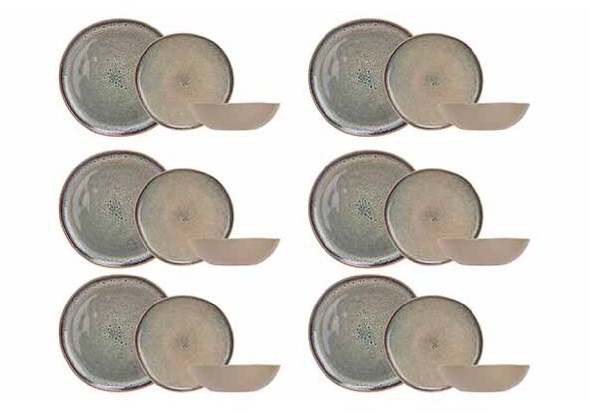 Oona Sand Green Set 18 Dlg
