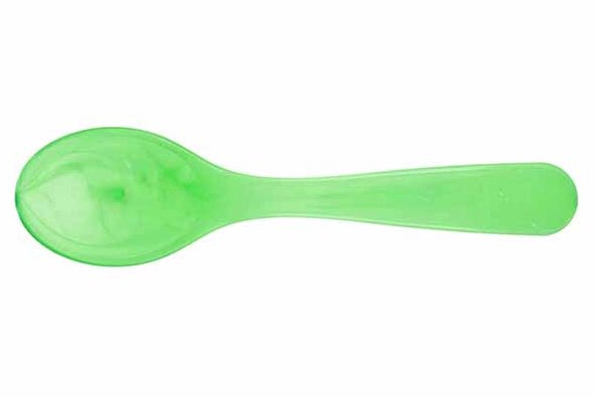 Lumispoon Lepel 12cm Appelgroen Acryl
