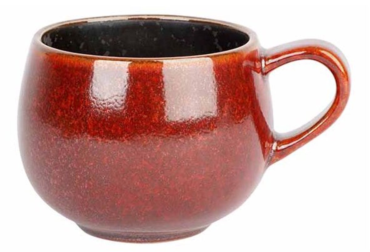 Elements Maroon Koffietas 19cl D7xh6,2cm Met Oor