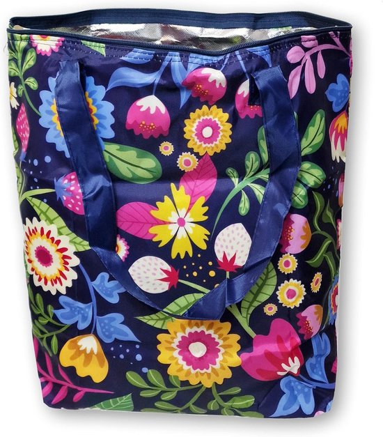 Herbruikbare Koeltas - Boodschappentas Strandtas - Boodschappen Koelen - Opvouwbaar Lichtgewicht - 25 Liter - Oranje — afbeelding 2