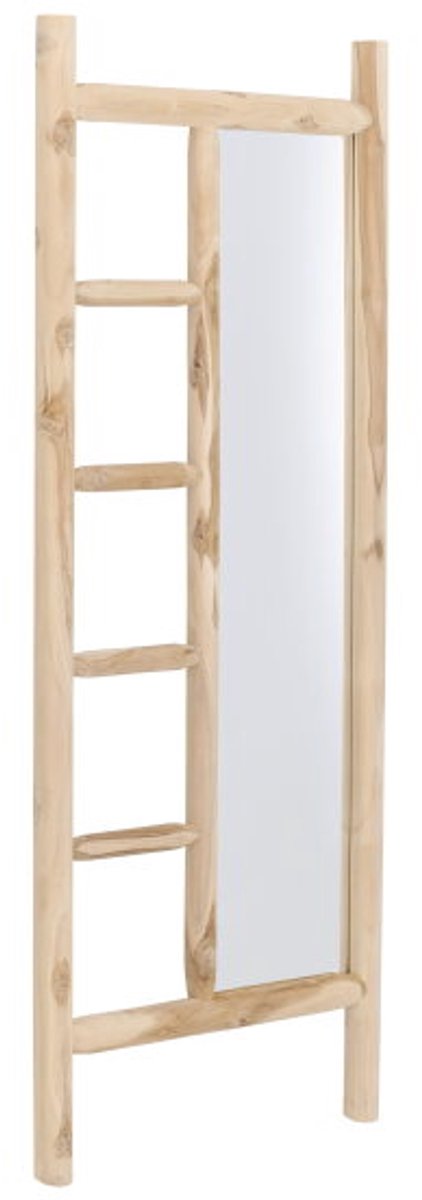 MUST Living Ladder/spiegel Benidorm - 180x75x6 cm - Teakhout