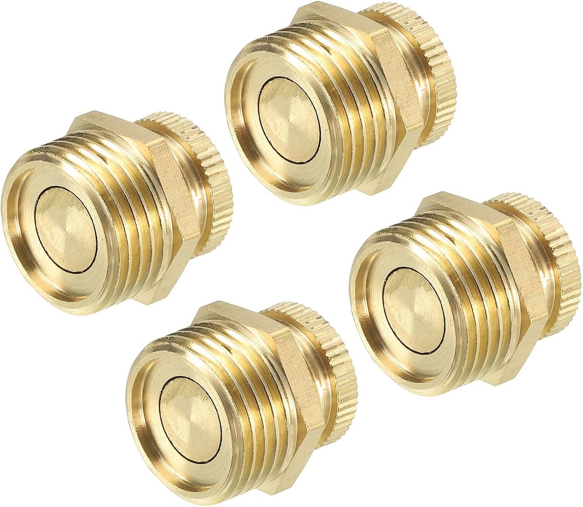 Luchtcompressor Tank Afvoerklep, 4 Pack G 1/2 ' Messing Luchtcompressor Afvoerklep Vervanging Deel