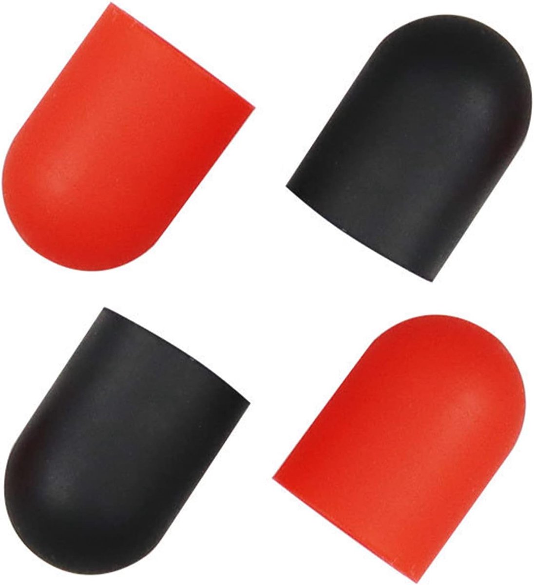step, steunhoes, afdekking voor voet, step, ondersteunt elektrische step, ondersteunt standaard, beschermhoes, afdekking voor voet, 4 stuks, zwart en rood