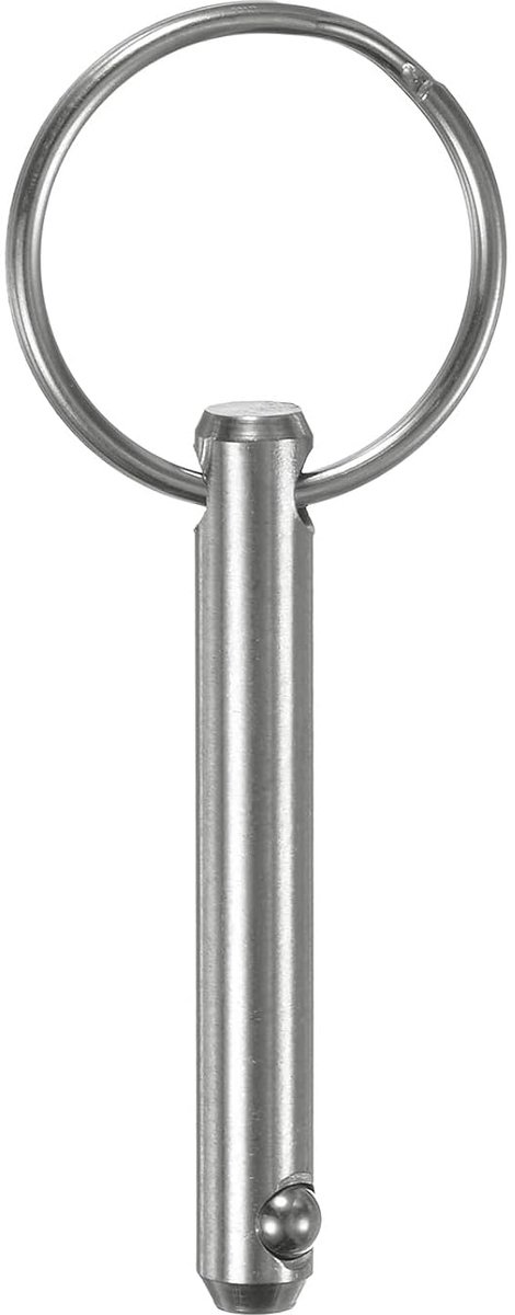 METERXITY Speldjes met snelontgrendeling, diameter 6 mm, lengte 32 mm, voor Bimini bouwplaatsen/boten, totale lengte 45 mm [45 mm], pennen van roestvrij staal 304