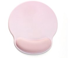 Mouse Pad with Wrist Rest, 2-in-1 Mousepad with Wrist Support Set | 253×230cm Ergonomic Mouse Mat Set for Desk Home Gaming Working, Computer Accessories Setup, Cute Decor, Pink
