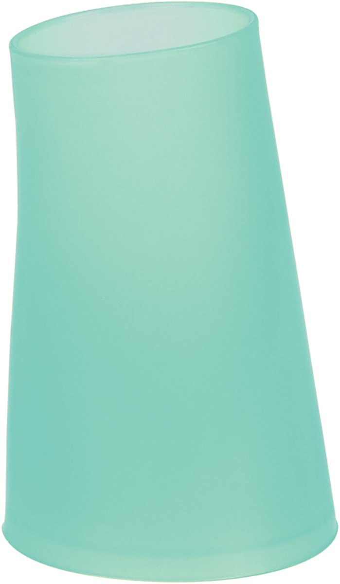Spirella Move Tandenborstelhouder Beker - Tandenborstel Houder en Tumbler Badkamer - Frosty Mint - 8 x 12,5 cm