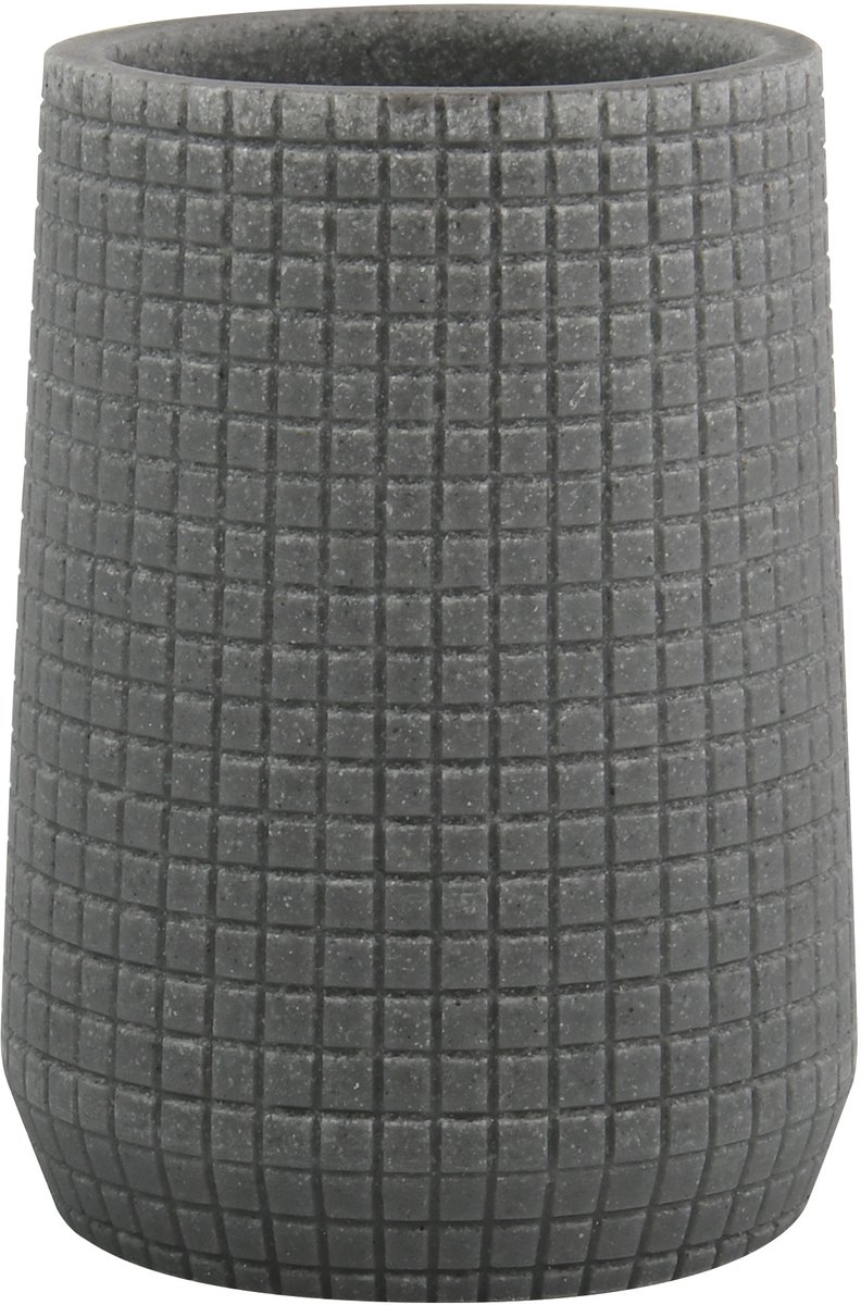 MSV Tandenborstelhouder NORDEN – Badkamertumbler voor Tandenborstel en Tandpasta – Borstelhouder Vochtbestendig – 7,2 x 10,5 cm