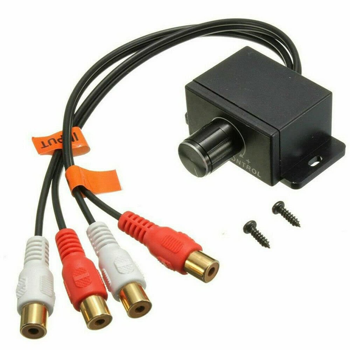 SnelShoppen - Universele Auto Audio Versterker met Bass RCA Niveau Afstandsbediening en Volumeregeling Knop LC-1 - Ideaal voor Feest, Camping en Auto