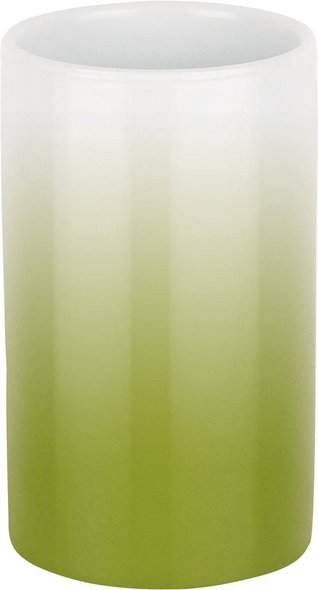 Spirella Tandenborstelhouder Tube Gradient – Tumbler Badkamer Beker voor Tandenborstel en Tandpasta – Badkamer Accessoires – 7 x 11,5 cm