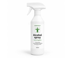 Dermotect Alcohol Spray 70% - Schoonmaak Alcohol voor Grondige Reiniging van Afwasbare Oppervlakken - Sneldrogende Alcohol Reiniger - 500 ml