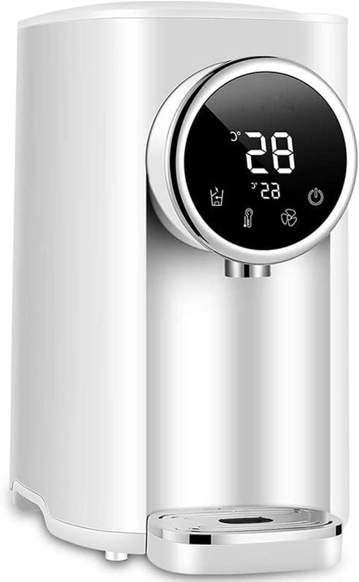 Heetwaterdispenser - Waterdispenser Kookapparaat - Snel Water Verwarmen - Instelbare Temperatuur - 48 Liter - Wit