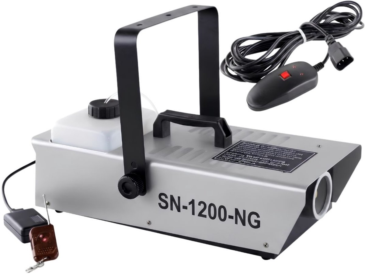 JCP® Rookmachine - Mist Machine - Party Rookmachine - Grijs - ‎56cm x 30cm x 25cm