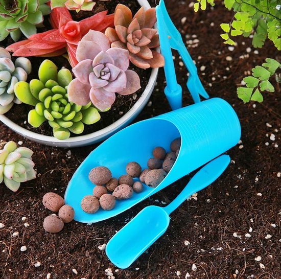 4-delige set gereedschap voor vetplanten - Tuingereedschapsset - Gereedschapsset voor terrariums binnenshuis - Handgereedschap voor het planten - Tuingereedschap voor — afbeelding 5