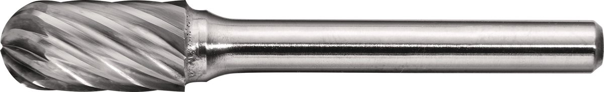 Freesstift WRC INOX D.6mm Kop-L.16mm Schacht-D.6mm HM Verz.Normaal,fijn TECWERK