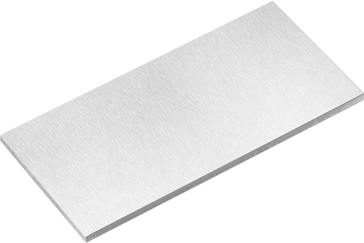 Aluminium plaat 6061, rechthoekige aluminium plaat 305 mm x 150 mm, dikte 5 mm, materiaal plat voor het lassen van industrieën, ambachtelijke bewerking