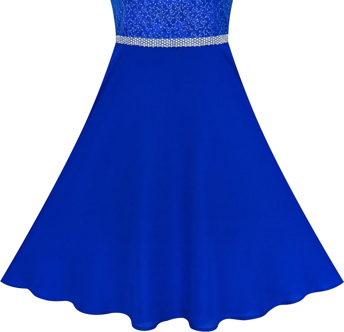 Jurk Strass Chiffon Bruidsmeisje Dansbal Maxi Japon 6-14 jaar