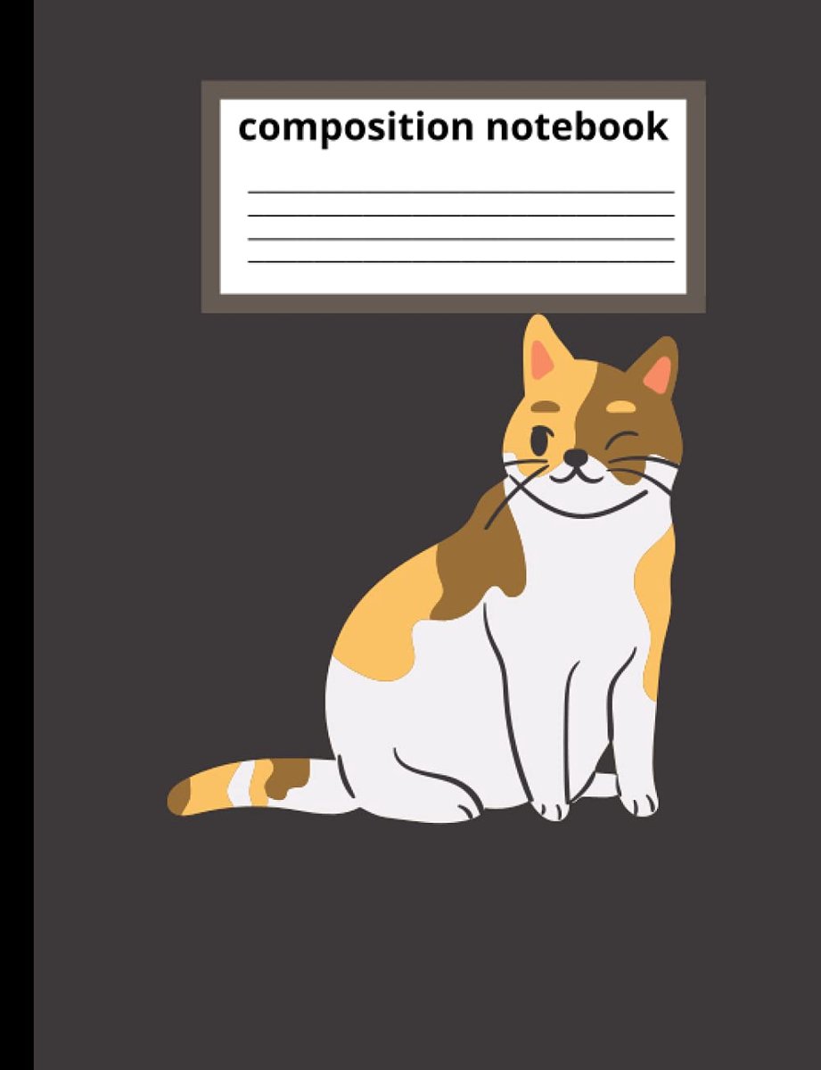 composition notebook cats: Kitten cute wide ruled composition notebook for kittens and cats lover | kawaii kitty college wide ruled journal/notebook ... to school composition notebook for girls
