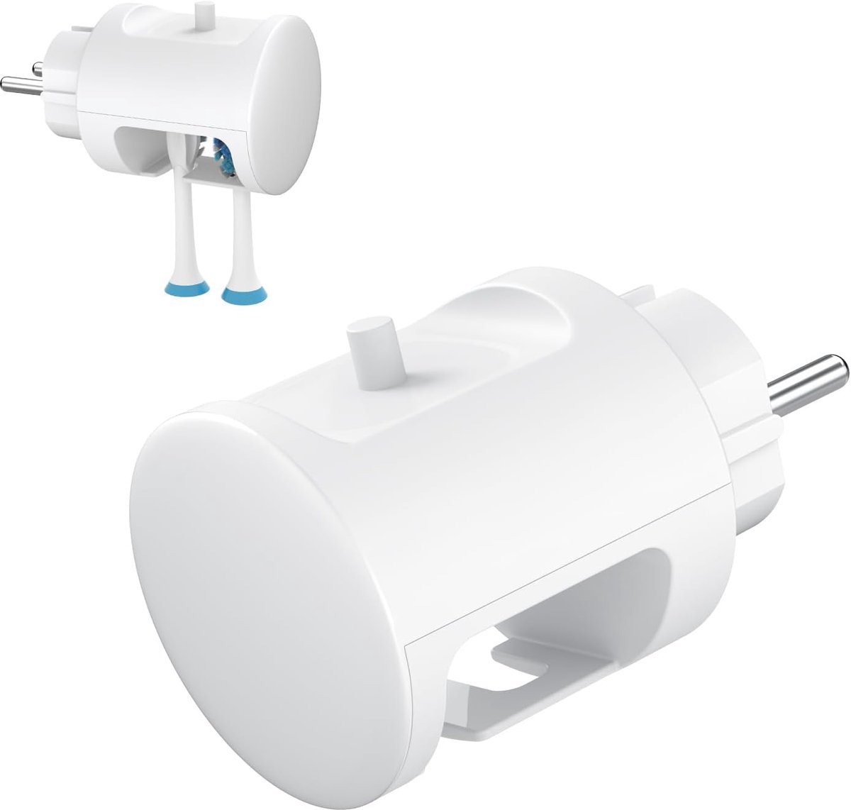 compatibel met Philips Sonicare elektrische tandenborstel, Europese wandlader voor Sonicare HX/ExpertClean/Protective Clean Series met 2 tandenborstelhouders, draadloos
