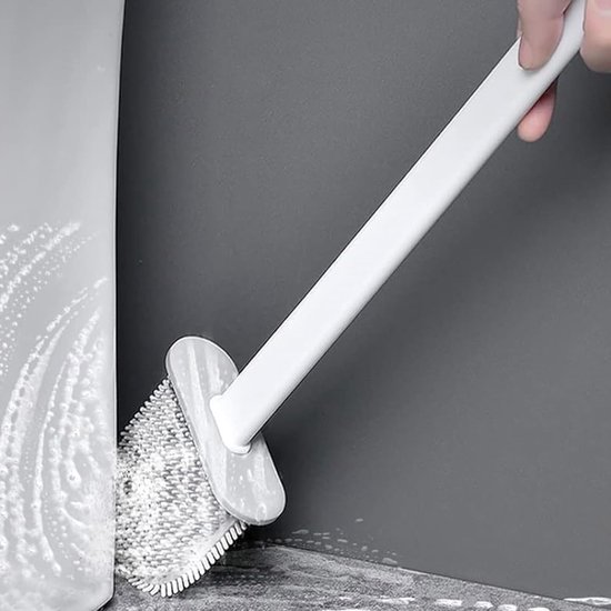 Siliconen platte borstel voor reiniging - hygiënisch, veelzijdig inzetbaar — afbeelding 4
