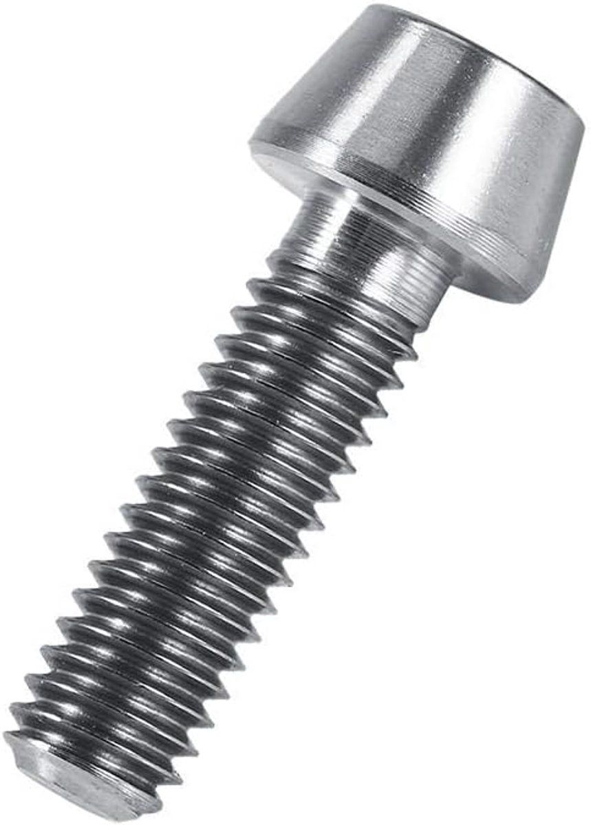Schroeven, 6 stks MTB Road Mountainbike Fiets Stuurpen Bout Schroeven Titanium Taps Hoofd Bout Schroef met Wasmachine