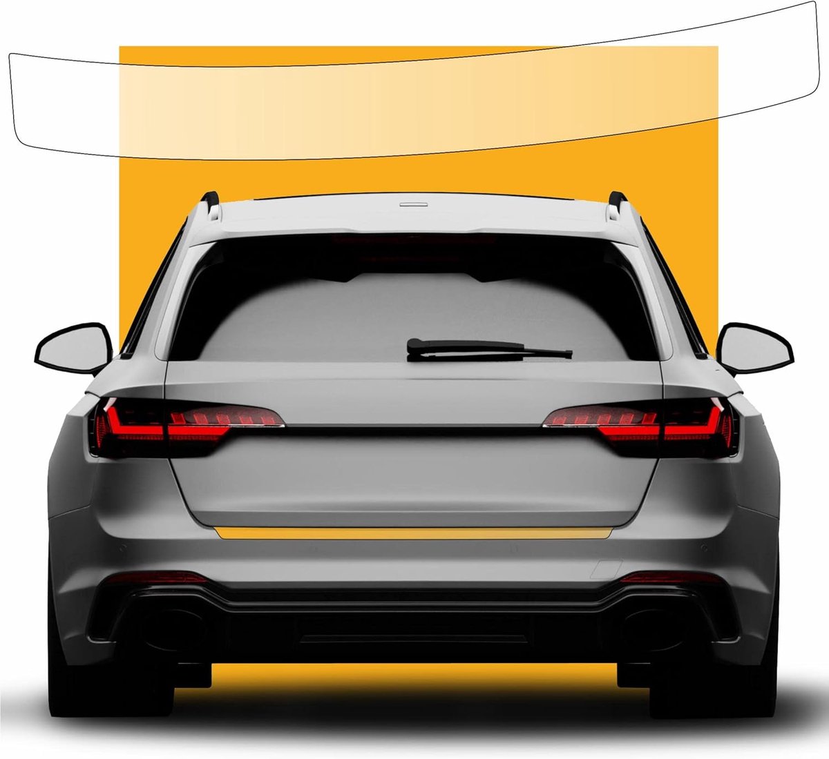 transparant, geschikt voor Opel Astra L Sports-Tourer Combi (vanaf 22 ook PEHV) - bumperbescherming autoaccessoires als krasbescherming, randbescherming en