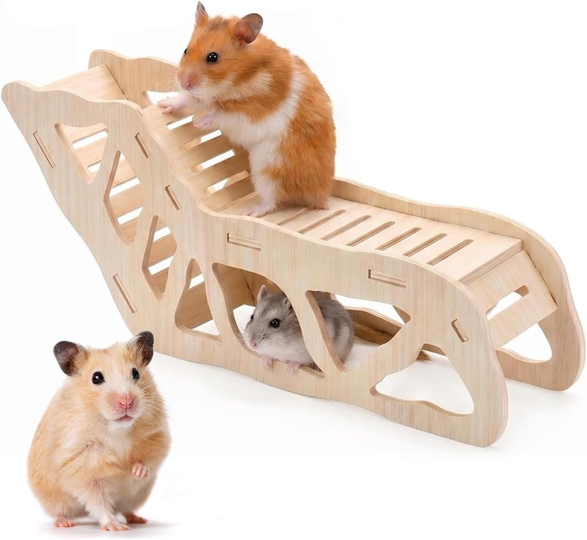 hamstertunnel, multifunctionele hamstertunnel met klimladder, decoratieve hamstertunnel ondergrondse voor muizen, dwerghamsters, chinchilla's, gerbilten