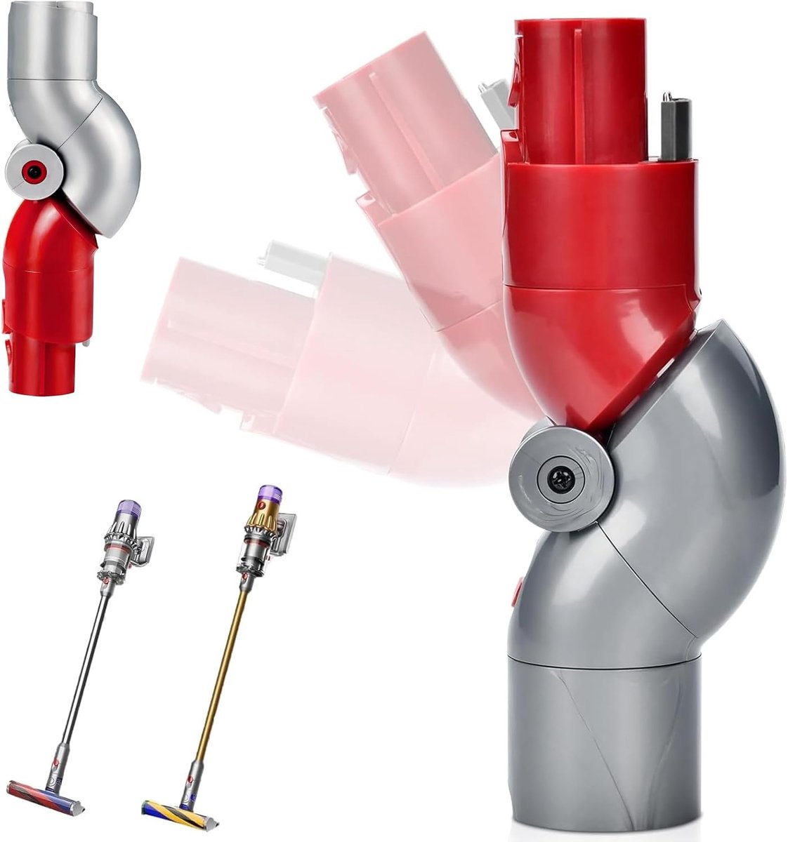 Reserveonderdelen stofzuigeraccessoires Dyson V7V8V10V11 | Conversiekopadapter, snelsluiting, geschikt voor reiniging in lage positie