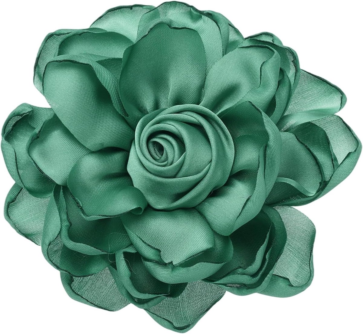Haarspeldjes met rozenbloem, stoffen broche spelden voor vrouwen, bruiloft, feest, dansjurk, kledingaccessoires, Valentijnsdaggeschenken, groen