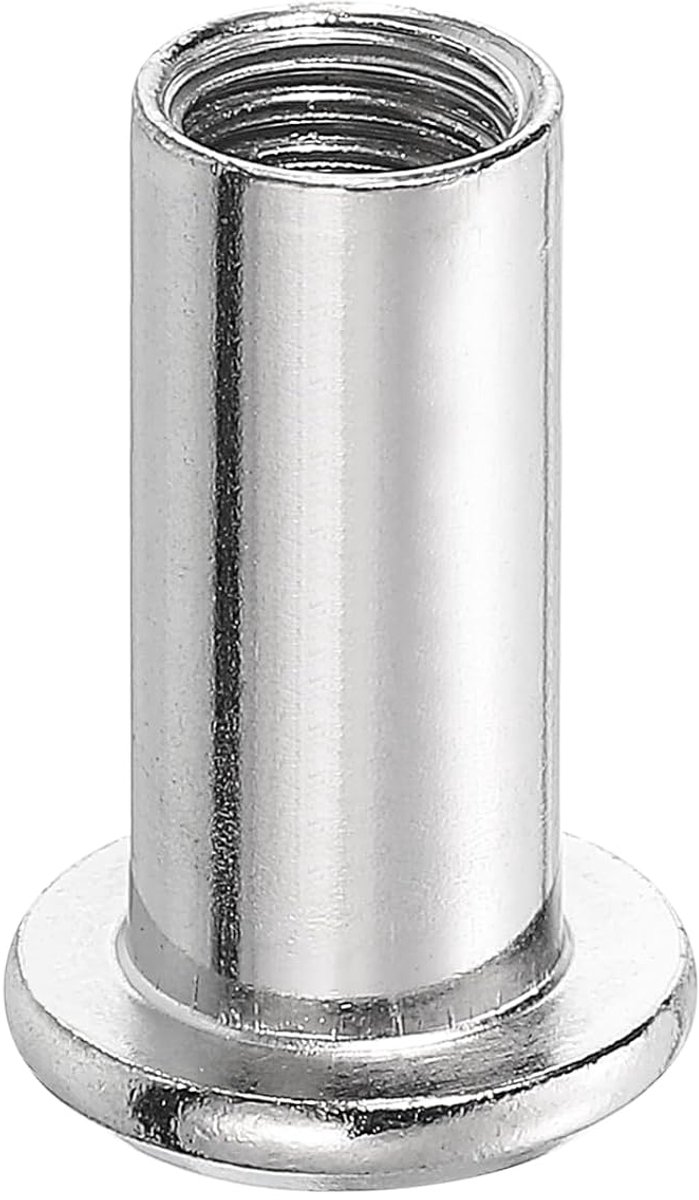 M8 x 20 mm zeskantige moer-schroefpaal-hulsmoeren meubels 20 stuks