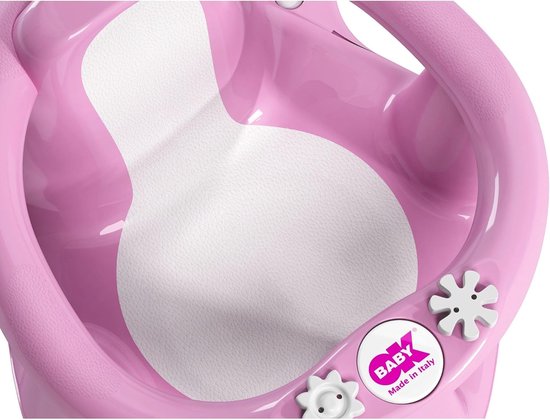 Baby Badring - Baby Zitje - Veilig Baden - Antislip Zitje - 6-15 maanden - Roze — afbeelding 4
