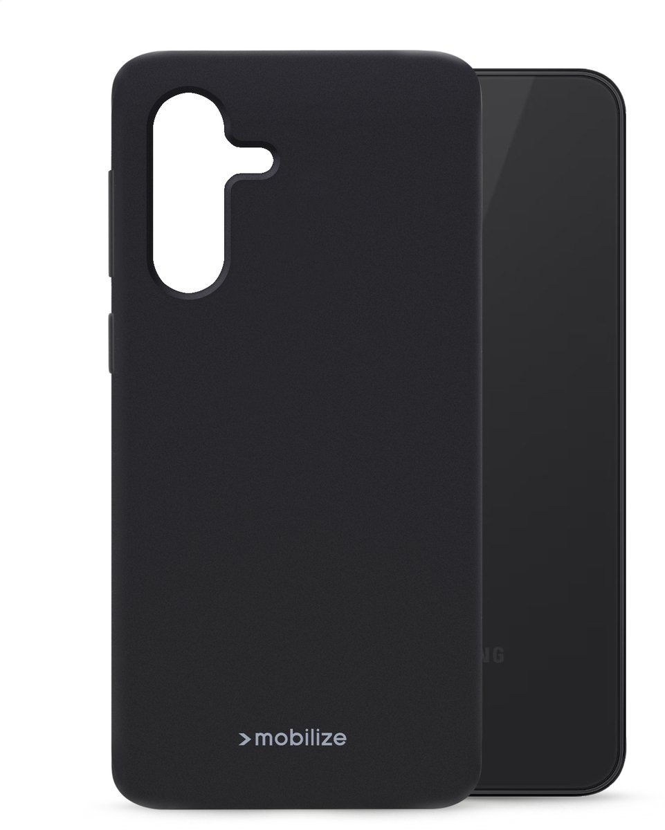 Mobilize Rubber Gelly Case - Geschikt voor Samsung Galaxy A27 5G - Matt Black