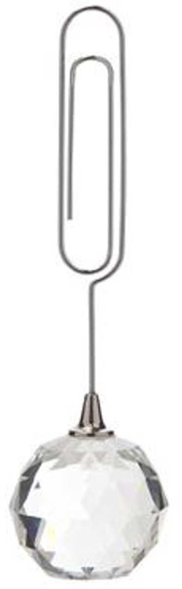 Kaarthouder + knijper kristal 475703
