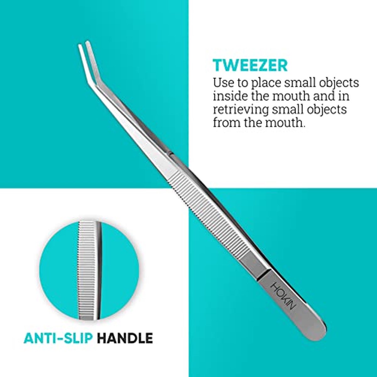 Tandenreinigingsgereedschap Set - Mondhygiëne Kit - Gebitsverzorging Thuis - Roestvrijstalen Instrumenten - 5 Delig - Zilver