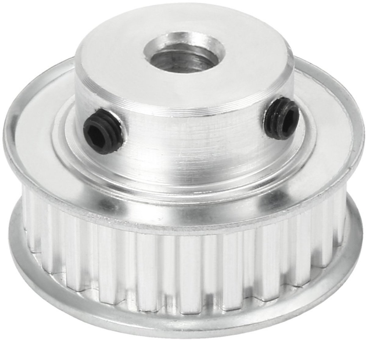 sourcing map Aluminium 24 Tanden 10 mm Boring 5.08 mm Distributieriem Katrol voor 10 mm Riem