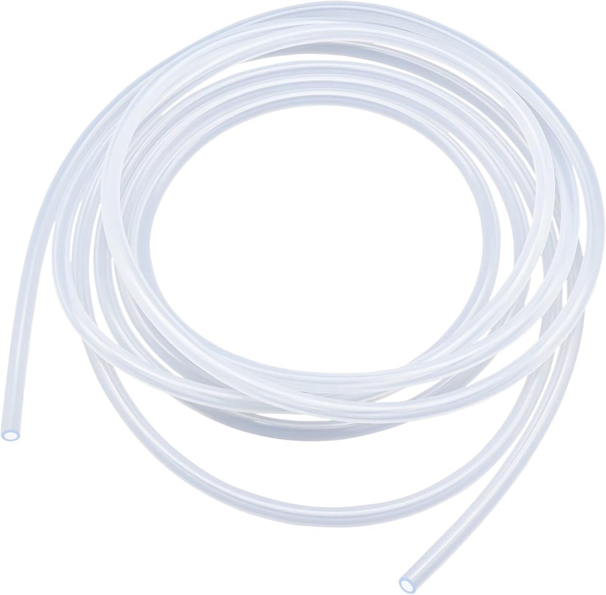 7 mm ID x 10 mm OD, 5 meter, voor levensmiddelen geschikte slangen, flexibele siliconenslang, helder, water lucht, slangen voor pompen
