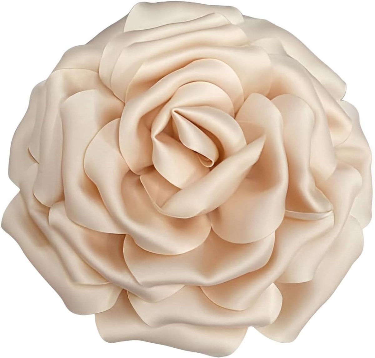 grote zijden satijnen rozenbroche voor dames - 16 cm luxe stof bloem grote reversspeld, bruiloft feest sieraden cadeau voor jurken, pakken en banketten (veelkleurig)