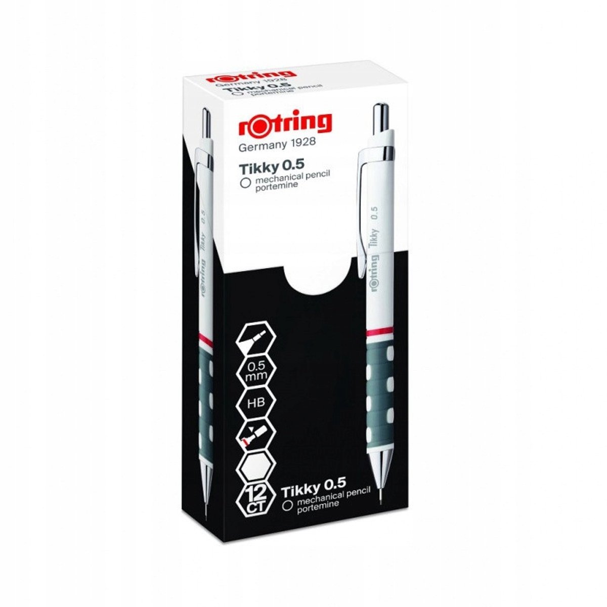 Rotring Tikky III automatisch potlood 0,5 mm wit