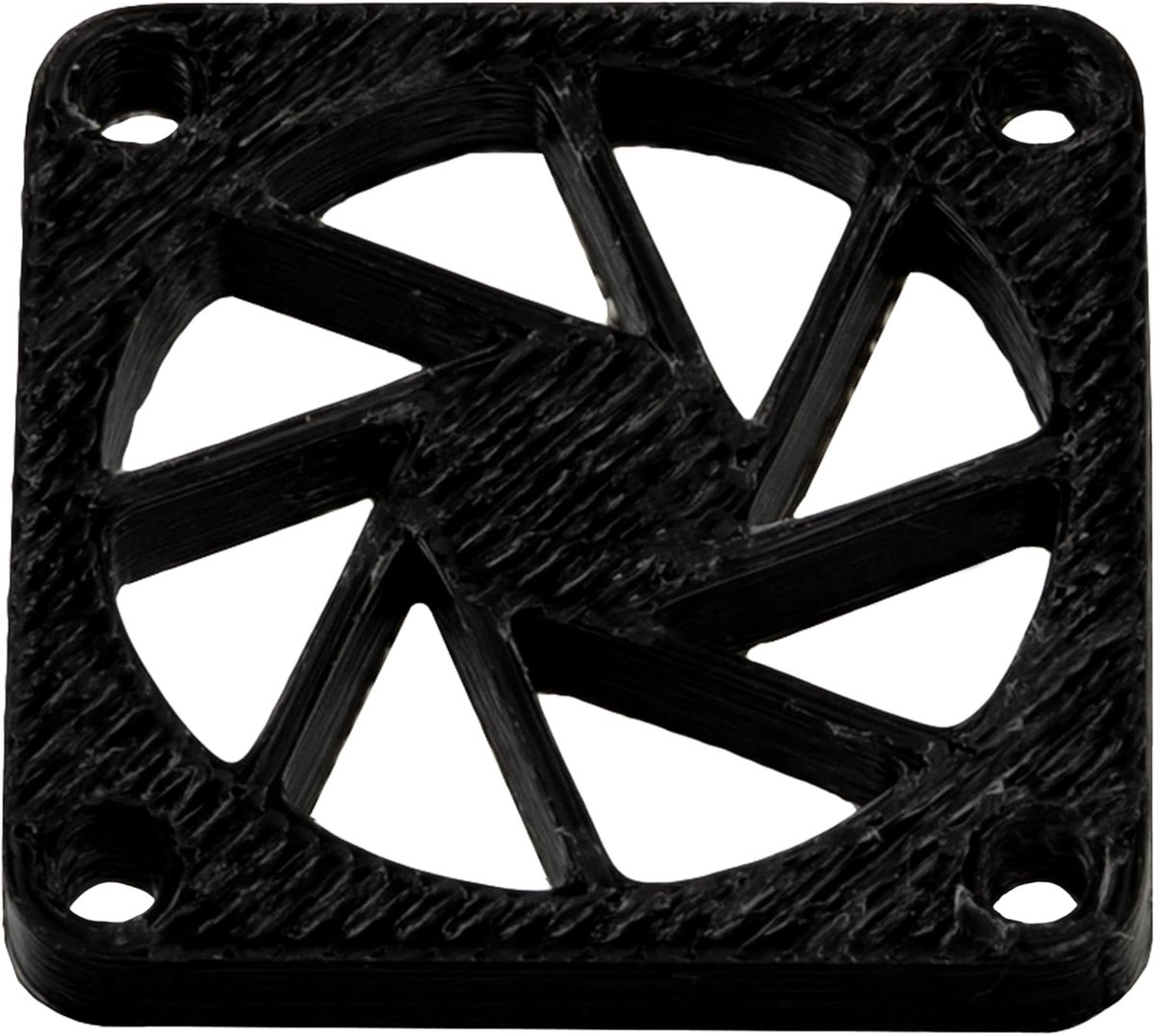 - Set van 4 Ventilatorroosters 25x25 mm | ABS Kunststof kleur zwart | Beschermrooster voor PC, Printer, Projector en Elektronica