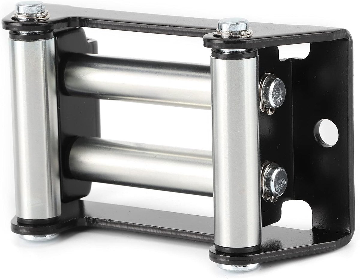 Metalen lierrolgeleiding, gatafstand 110 mm, universele kabelgeleiding, rechte kabelgeleiding met slijtagebescherming voor professioneel gebruik