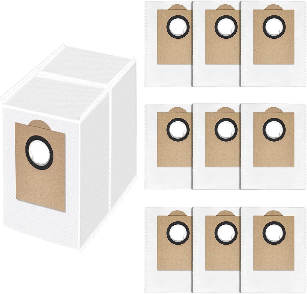 Zakken voor Lefant M3/M3 Ultra / M3 Gen2 / M3 Max stofzuigerreserveonderdelen, stofdichte papieren zak met grote capaciteit, 3,5 l capaciteit