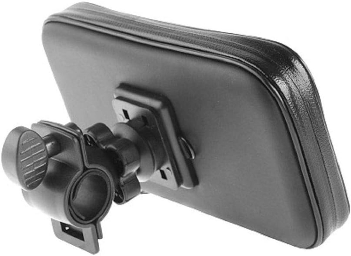 ondersteuning voor motorfiets fiets stuur en draaibare waterdichte 360 voor WIKO Rainbow LITE 4G - zwart